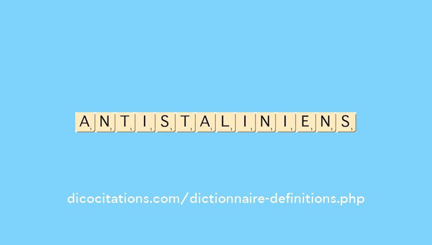 antistaliniens