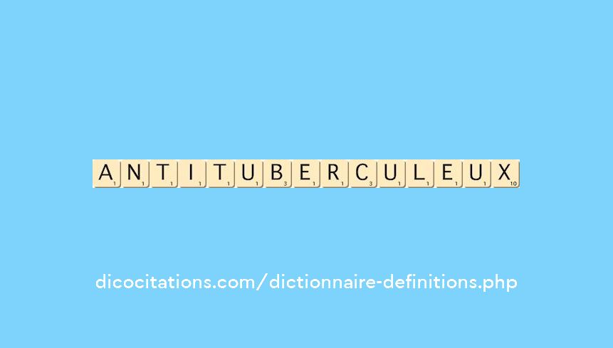 antituberculeux antituberculeux