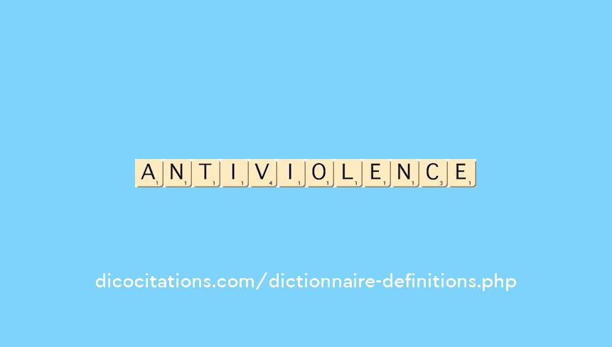 antiviolence antiviolence