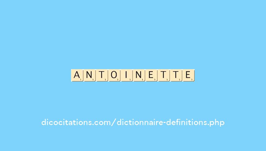 antoinette antoinette