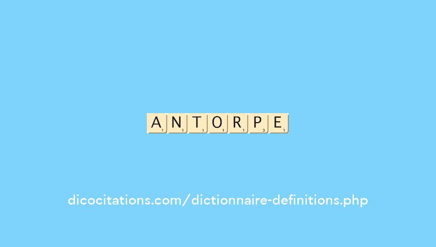 antorpe