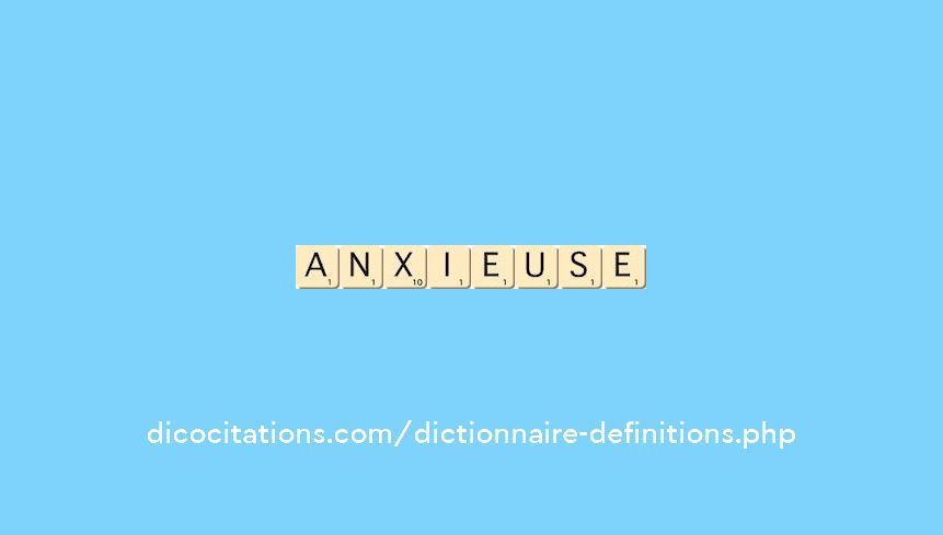 anxieuse anxieuse
