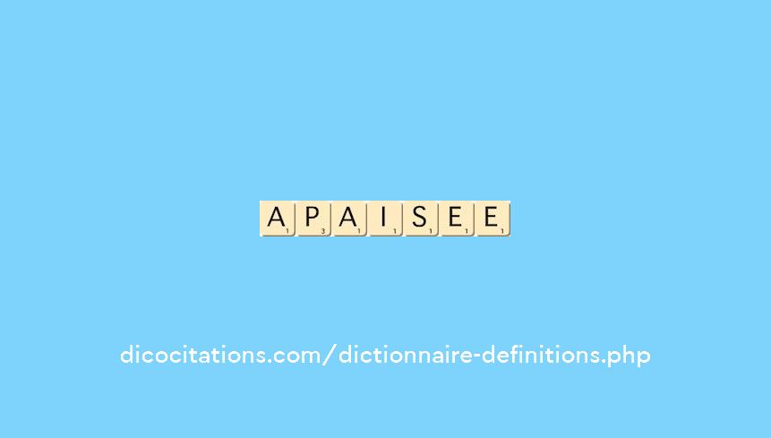 apaisee