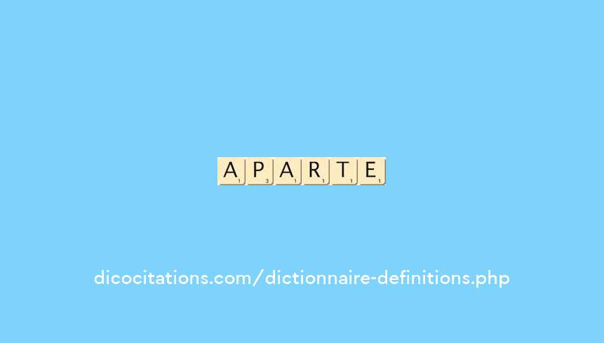 aparte aparte