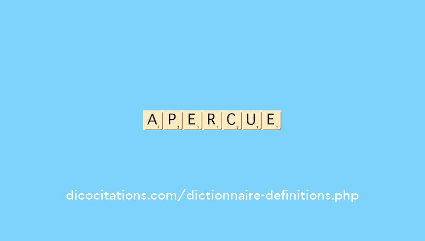 apercue