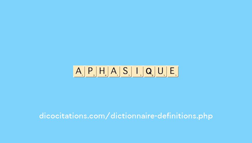 aphasique