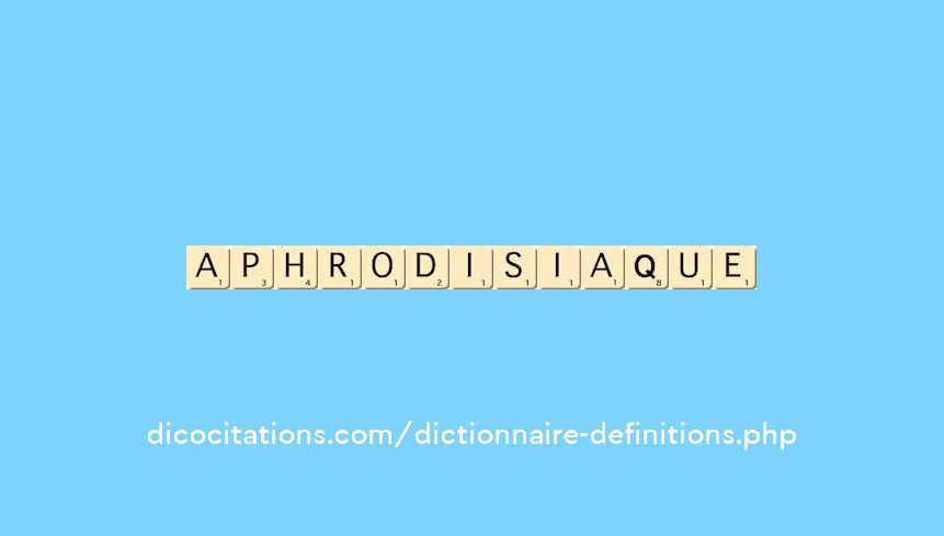 aphrodisiaque aphrodisiaque