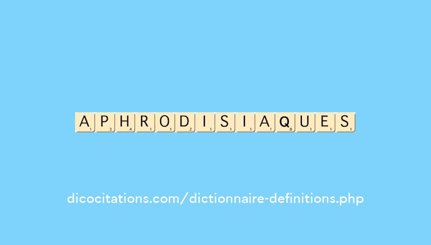 aphrodisiaques aphrodisiaques