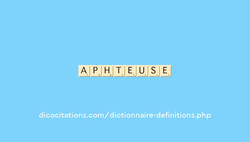 aphteuse aphteuse