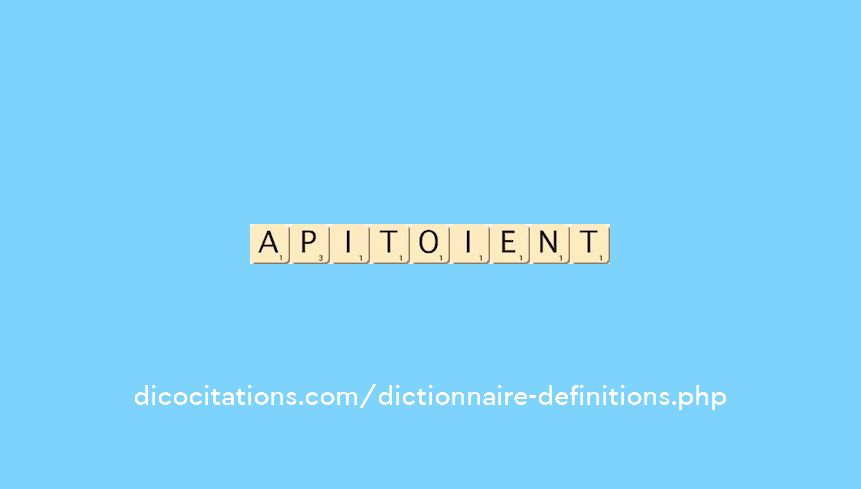 apitoient apitoient