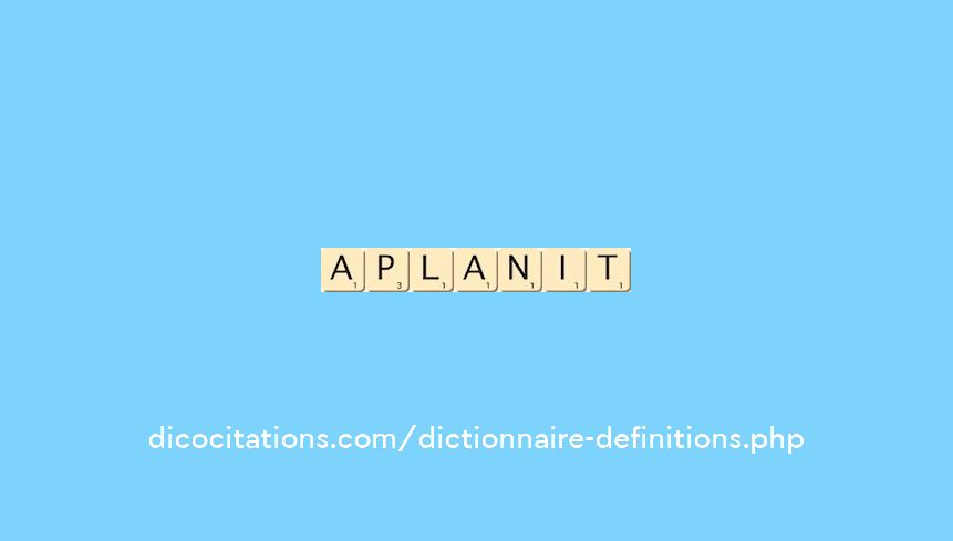 aplanit aplanit