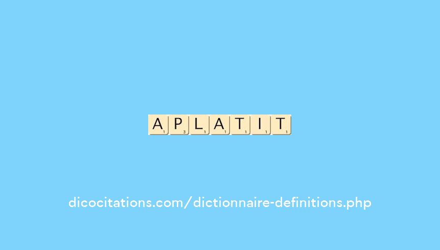 aplatit