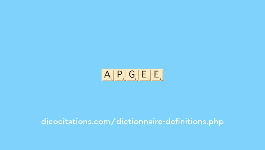apogee