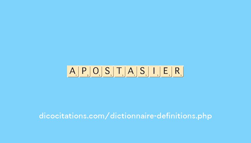 apostasier