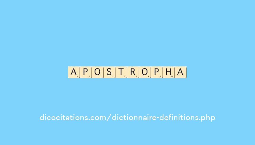 apostropha