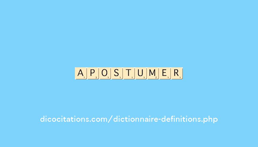 apostumer