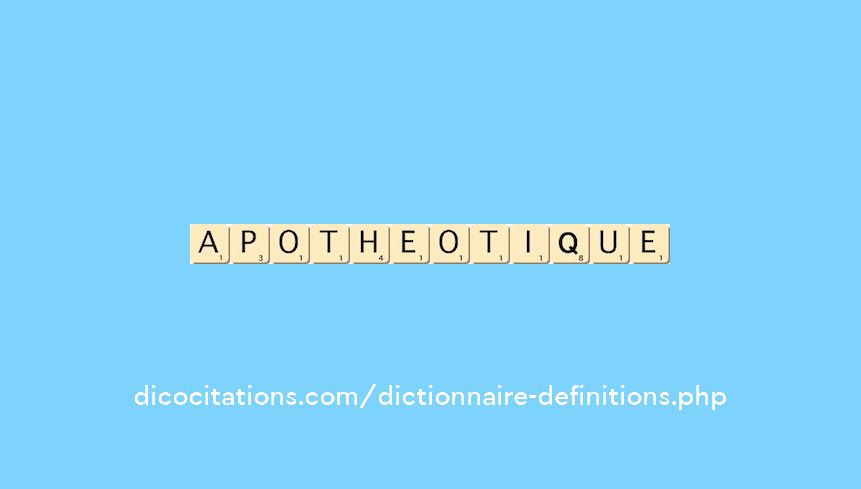 apotheotique