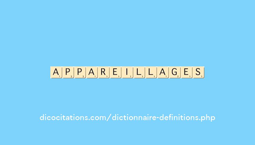 appareillages appareillages