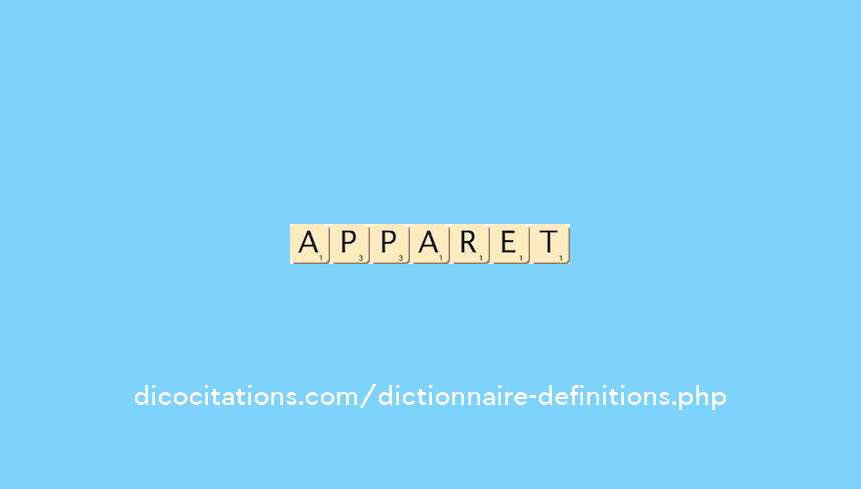 apparent apparent