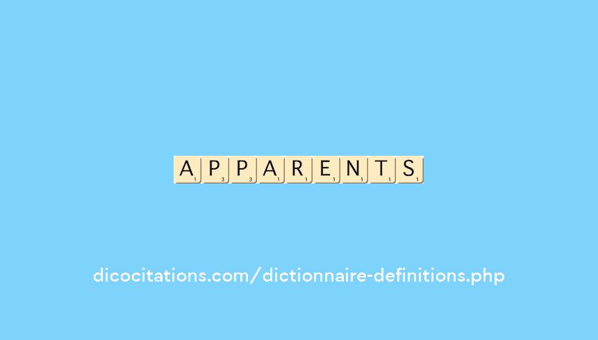 apparents