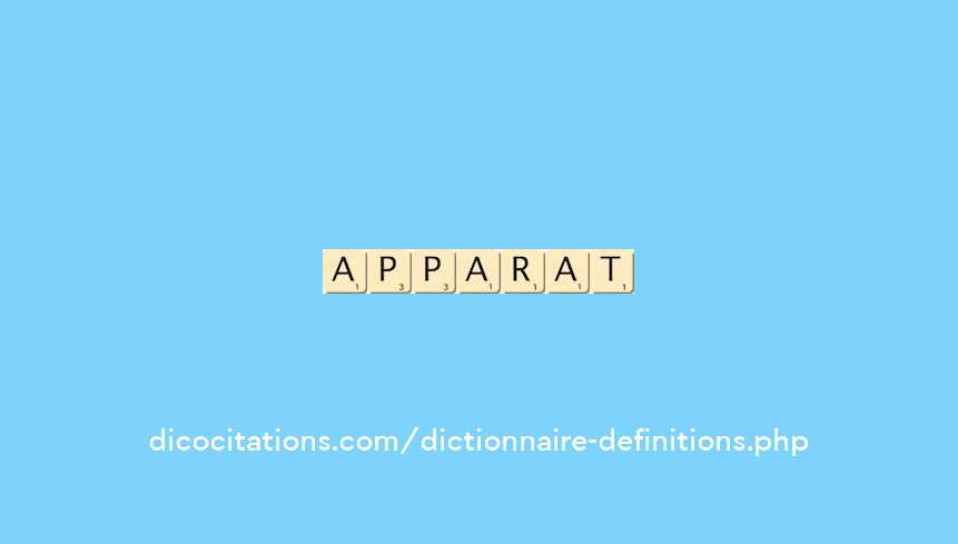 appariant appariant