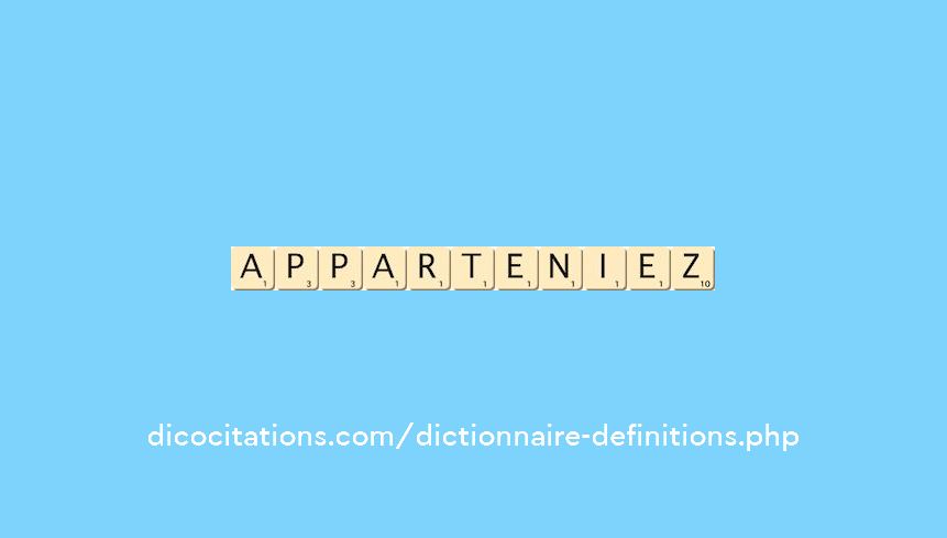 apparteniez apparteniez