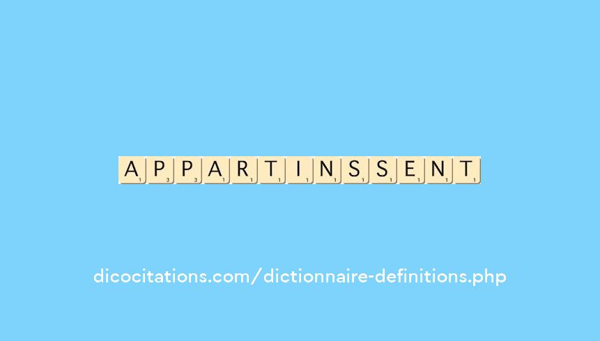 appartinssent