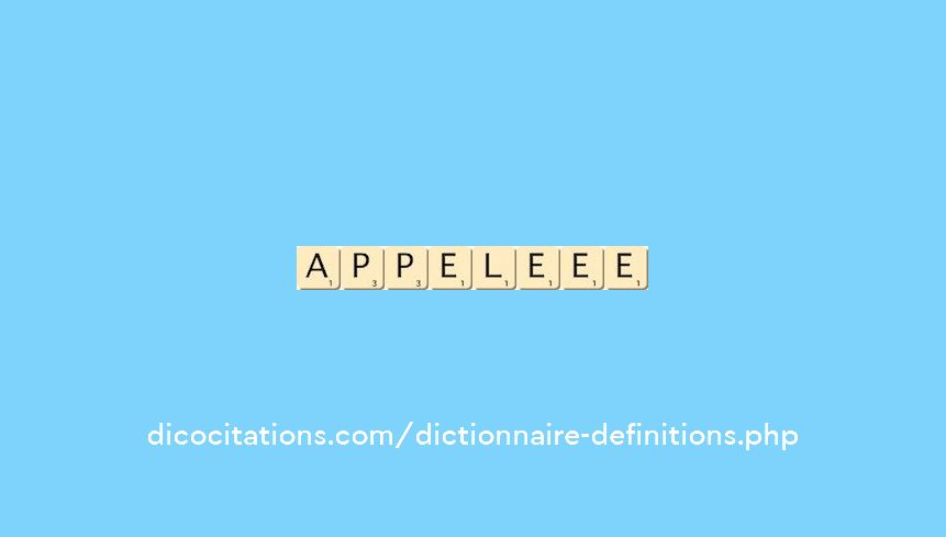 appele--ee