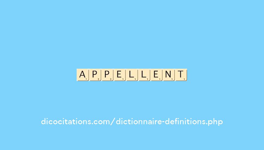 appellent appellent