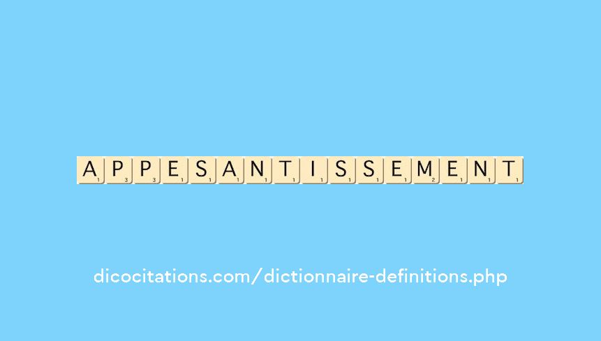 appesantissement appesantissement