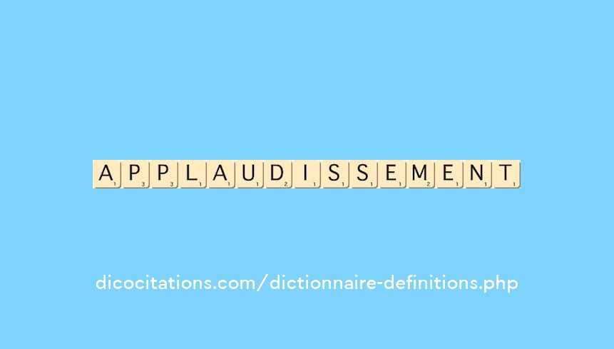 applaudissement