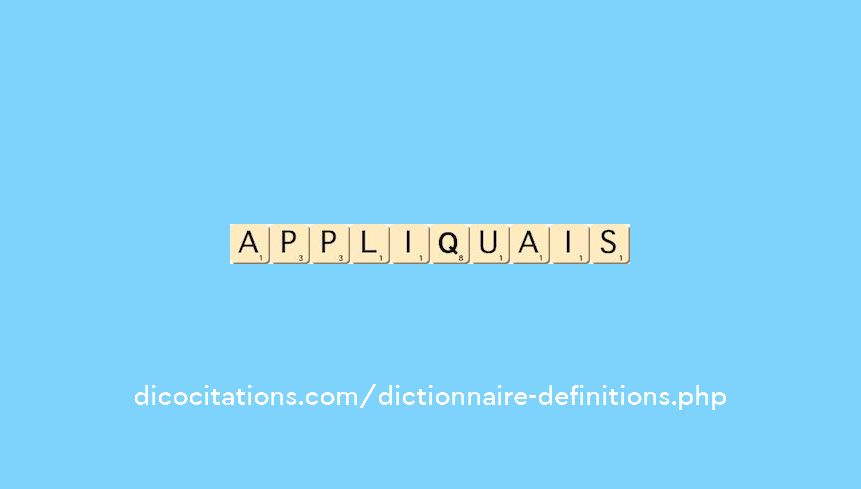 appliquais appliquais