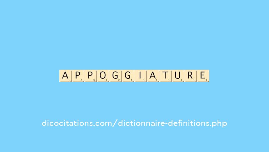 appoggiature appoggiature