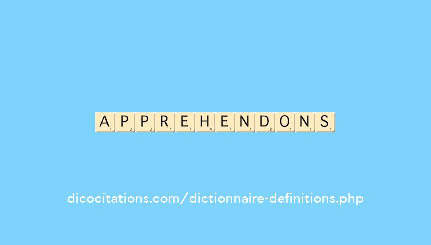 apprehendons apprehendons