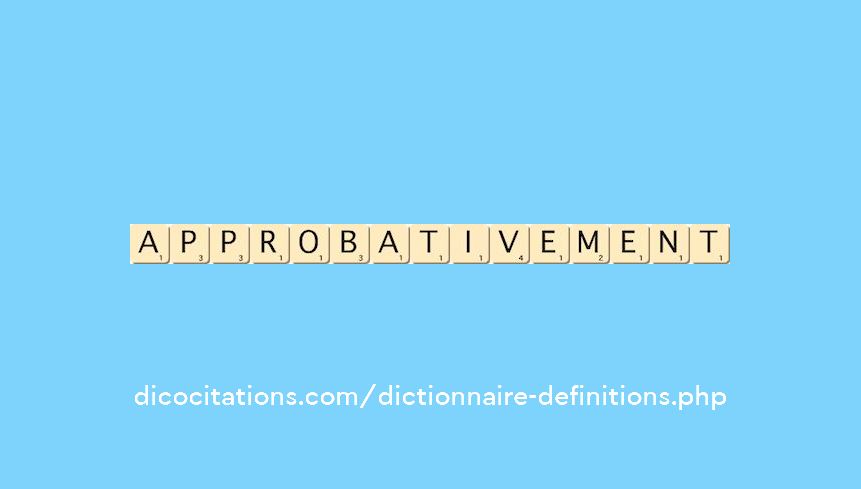 approbativement approbativement