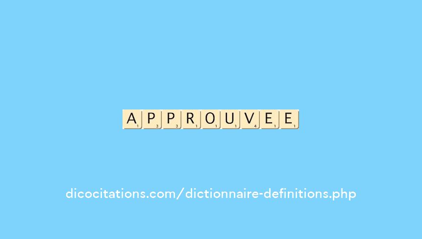 approuvee