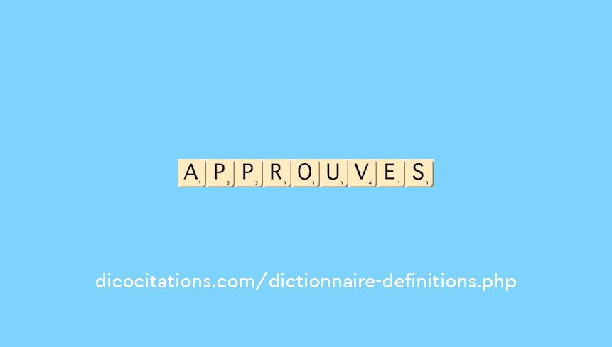 approuves approuves