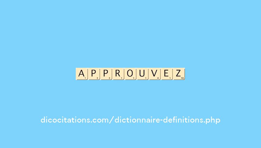 approuvez approuvez