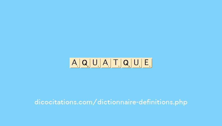 aquatique aquatique