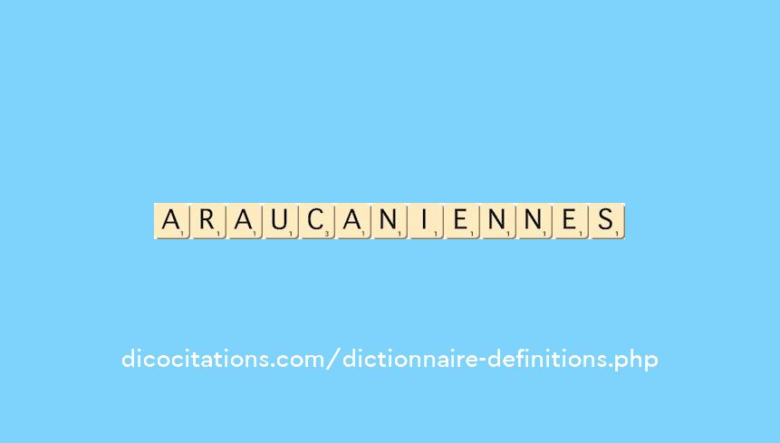 araucaniennes