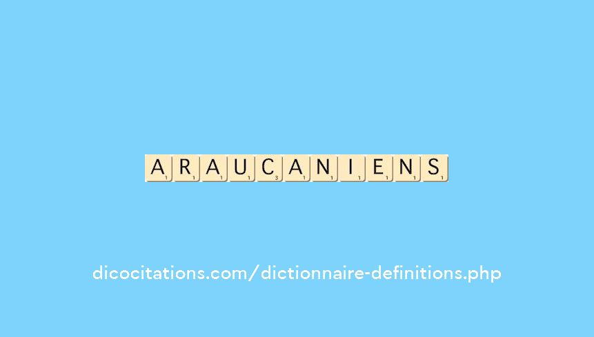 araucaniens