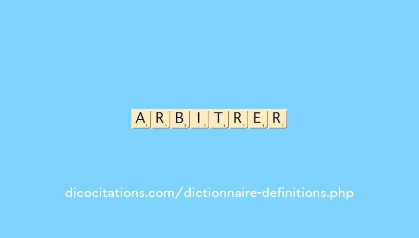 arbitrer