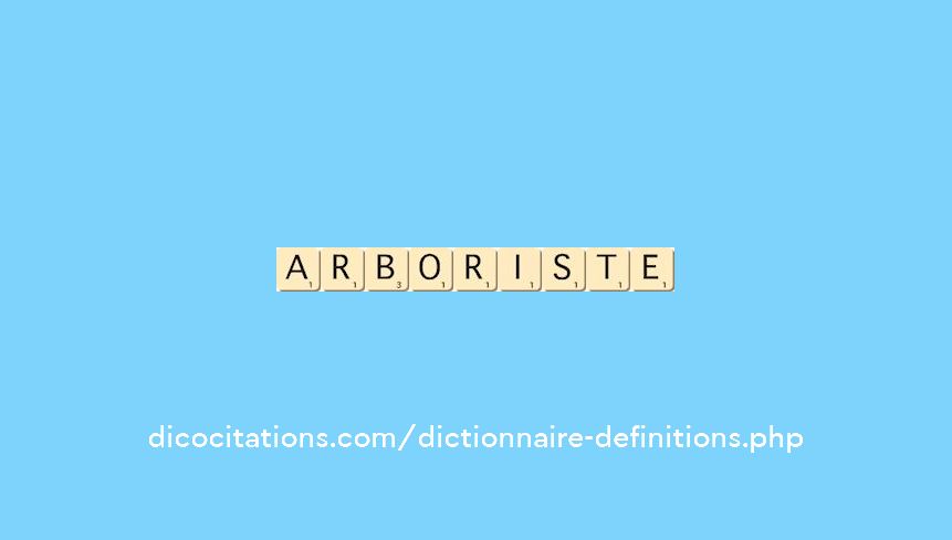arboriste