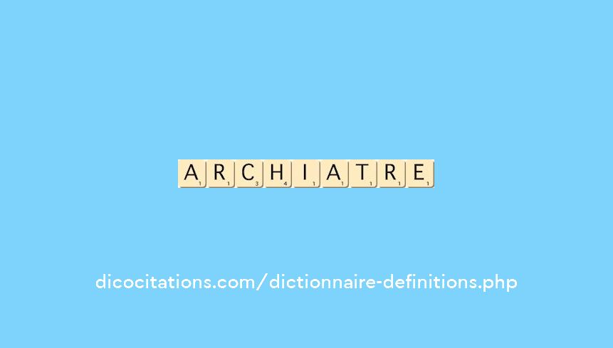 archiatre
