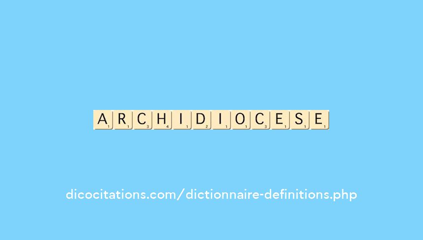 archidiocese archidiocese