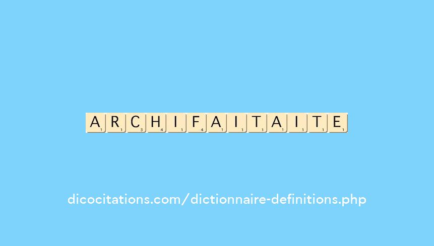 archifait--aite