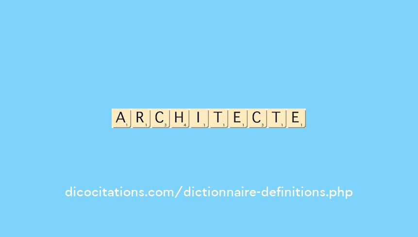architecte