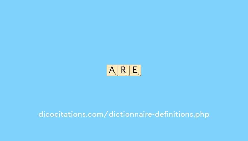 are