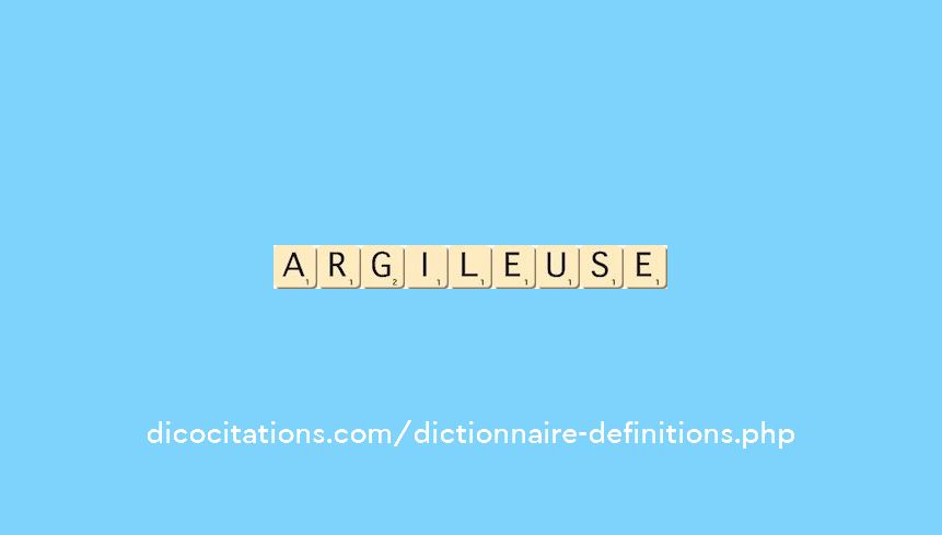 argileuse argileuse
