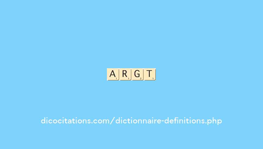 argot